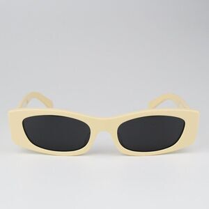 SALE! NEW Celine CL40245U 39A Butter Beige Smoke Geometric Unisex Sunglasses